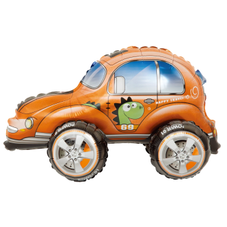 Folijski balon 4D VW Hrošč – oranžen 57x38 cm