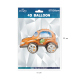4D fólia lufi VW Bogár – narancssárga, 57×38 cm 4D fólia lufi VW Bogár – narancssárga, 57×38 cm
