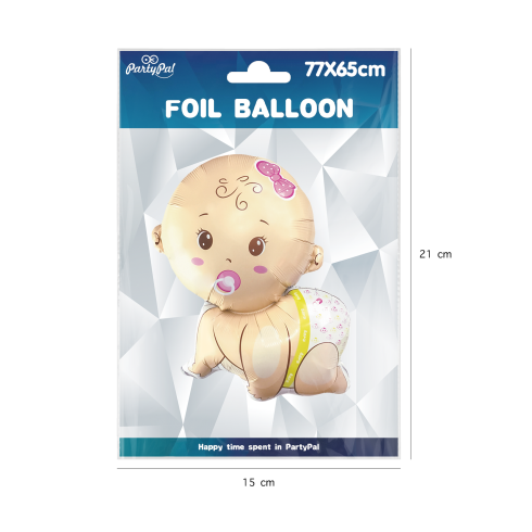 Fólia lufi Baby kislány 65x77 cm Fólia lufi Baby kislány 65x77 cm