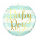 Fólia lufi Baby Boy arany felirattal, 45 cm Fólia lufi Baby Boy arany felirattal, 45 cm