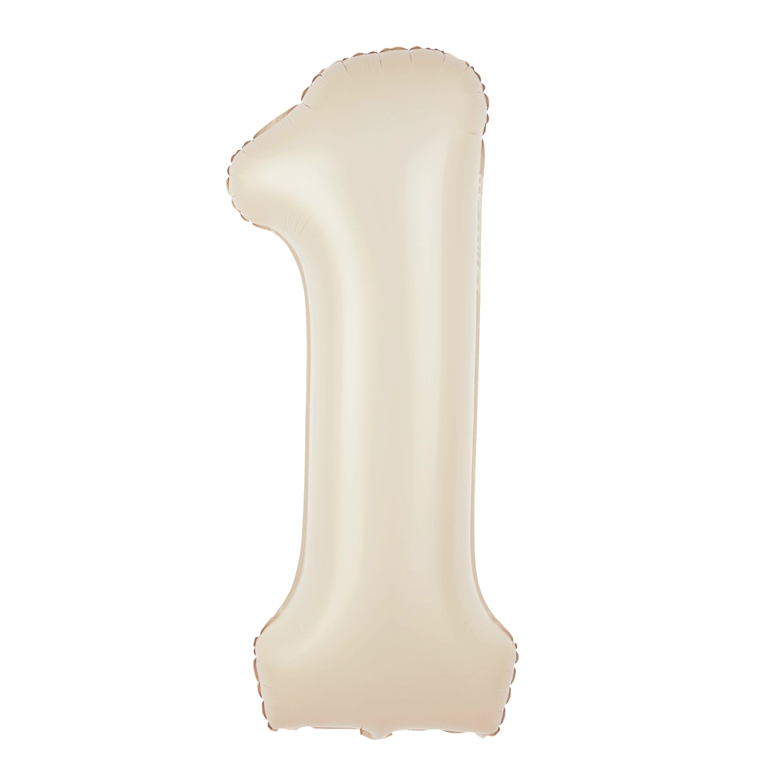 Fólia lufi szám 1 krém színű 100 cm