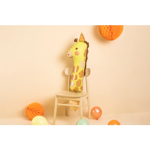 Balon folio cifră 1 Girafă 42x90 cm