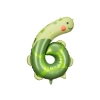 Balon folie cifră 6 Țestoasă 75x96 cm