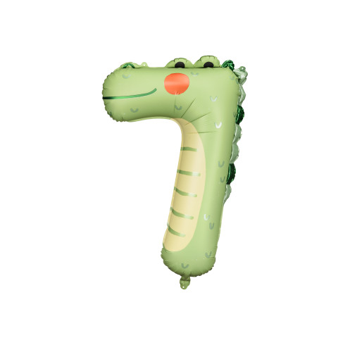 Fólia lufi szám 7 Krokodil 56x85 cm Fólia lufi szám 7 Krokodil 56x85 cm