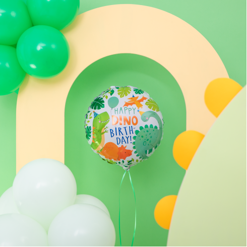 Fólia lufi Happy Birthday Dinók 45 cm Fólia lufi Happy Birthday Dinók 45 cm