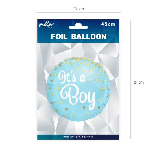 Balon folie „It’s a boy”, 45 cm