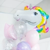 Balon folie Unicorn colorat 87x107 cm