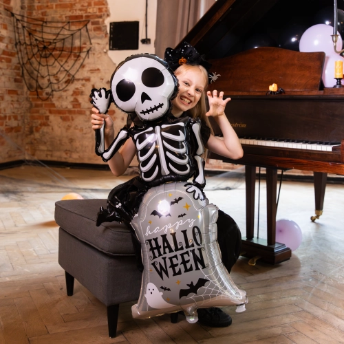 Folijski balon Kostko na nagrobniku Halloween 58 × 120,5 cm