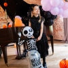 Fólia lufi Csontváz a sírkövön Halloween 58×120,5 cm