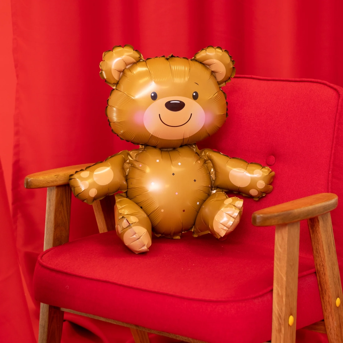 Fólia léggömb – Mackó, 60×64 cm