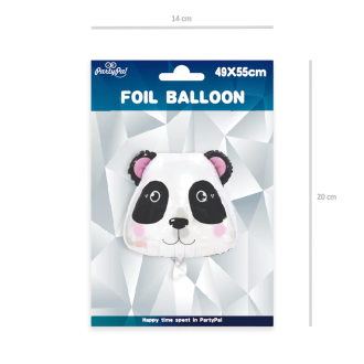 Folijski balon Panda, 49 x 55 cm