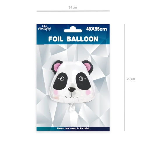 Balon folie Panda, 49 x 55 cm