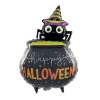Palloncino in foil ragno e calderone Halloween 51x79 cm