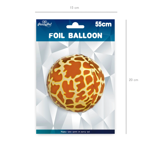 Fóliový balón s motívom Žirafy, 56 cm