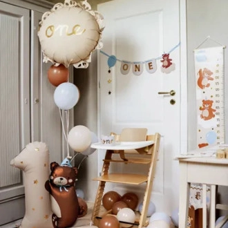 Fóliový balón s volánkem One 51,5x51,5 cm