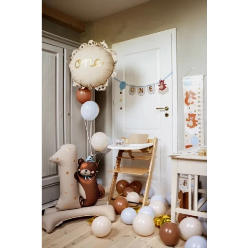 Balon din folie cu volănaș One 51,5x51,5 cm