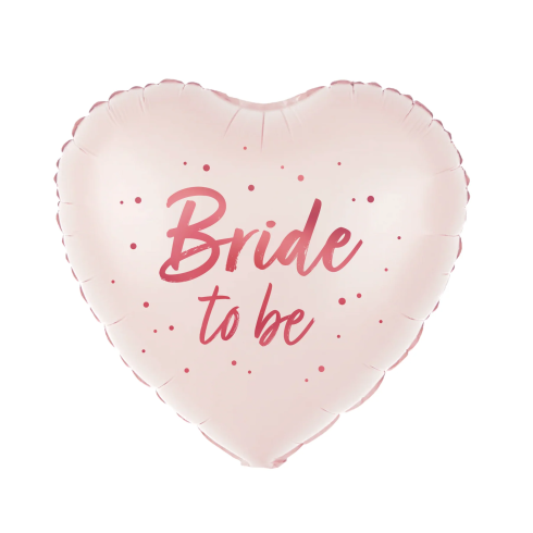 Fólia lufi Szív Bride to be, 45 cm Fólia lufi Szív Bride to be, 45 cm