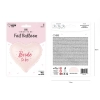 Fólia lufi Szív Bride to be, 45 cm