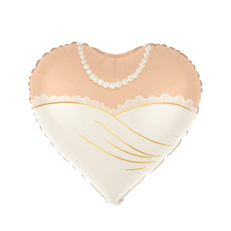 Folijski balon srce Nevesta – 45 cm