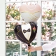Fóliový balón srdce Nevesta - 45 cm