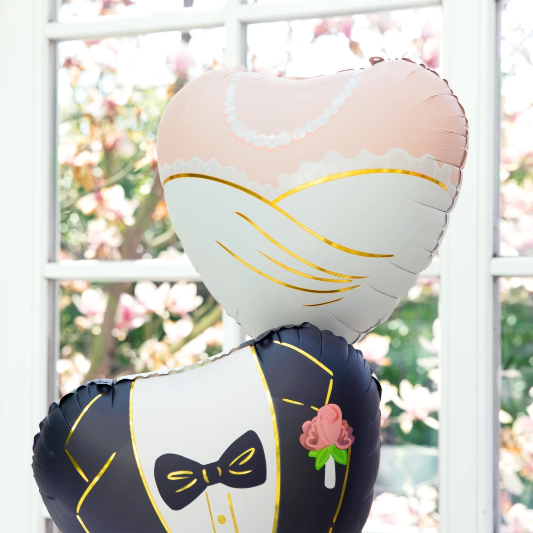 Fólia lufi szív „Menyasszony” – 45 cm