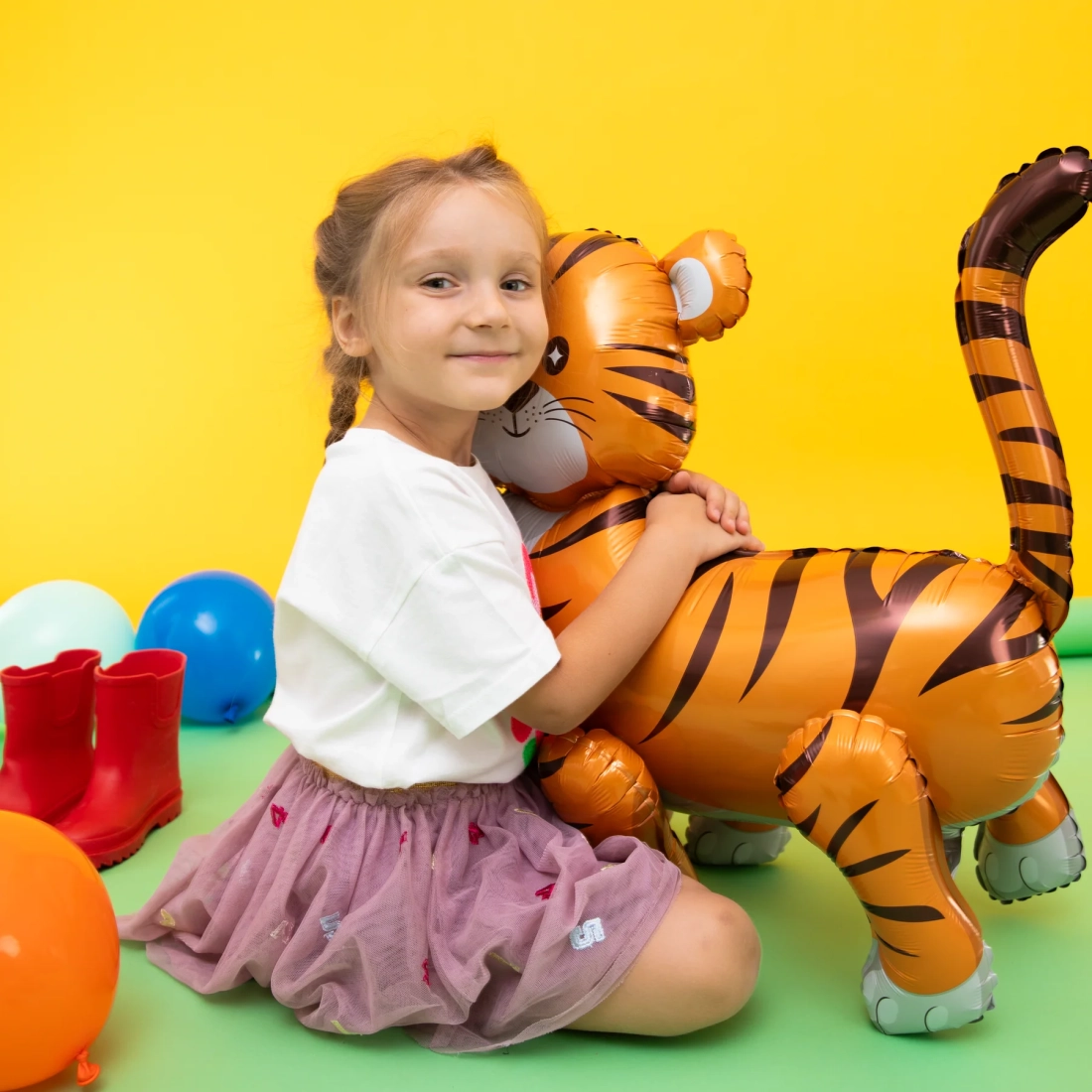 Balon folie Tiger, 58 x 56 cm