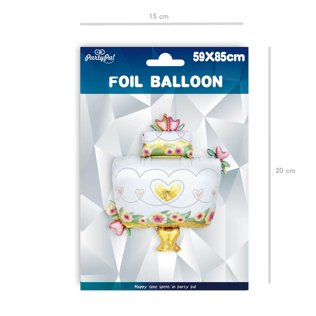 Balon din folie Tort 59 x 85 cm – decorațiune de ziua de naștere