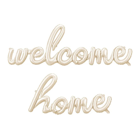 Fólia lufi „Welcome Home” 335 cm – cappuccino