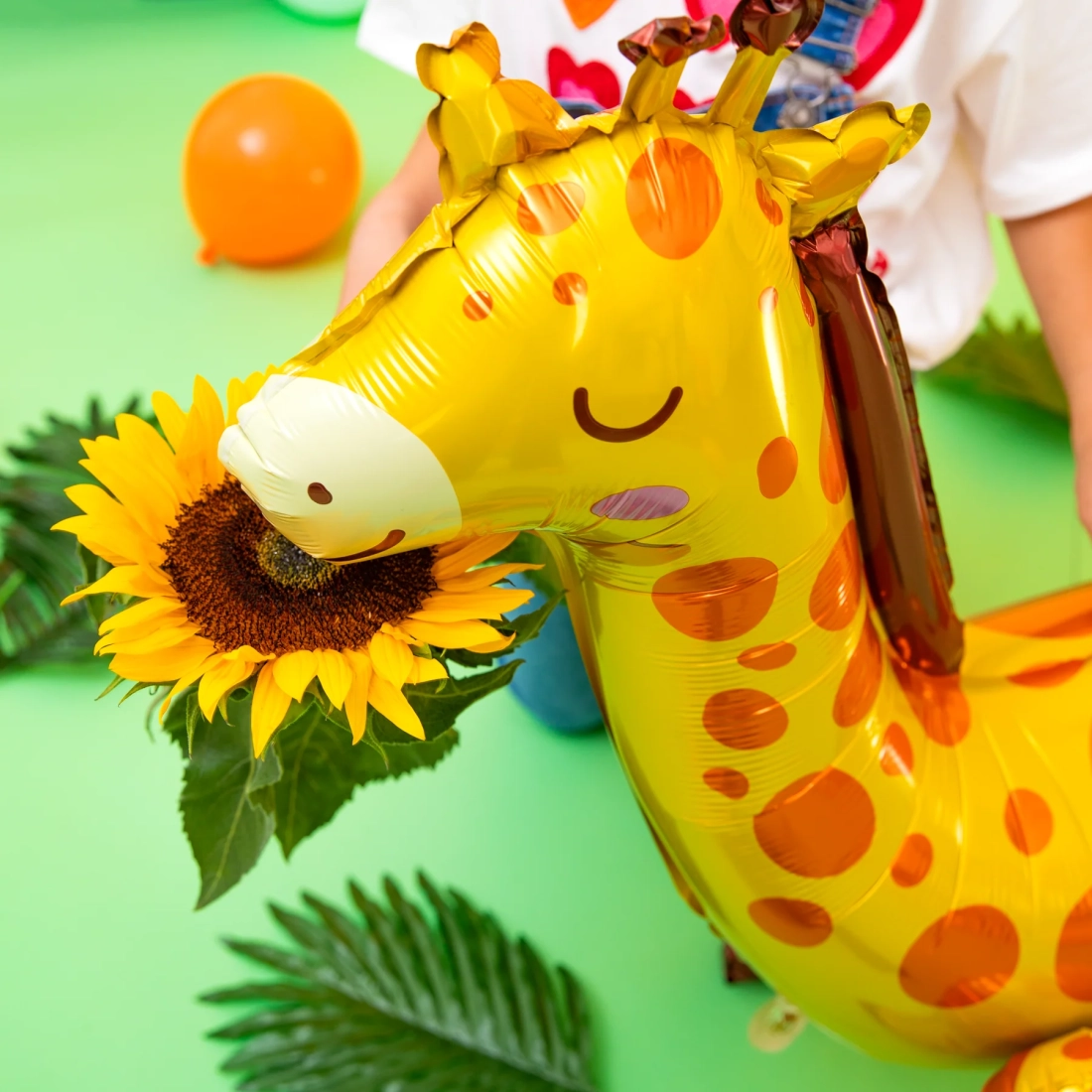 Balon folie Giraffe, 69 x 71 cm