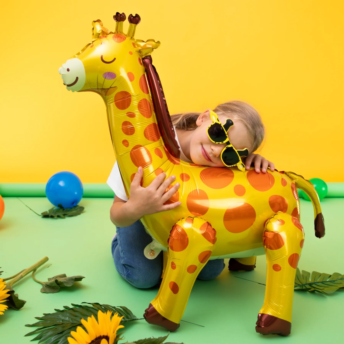 Balon folie Giraffe, 69 x 71 cm