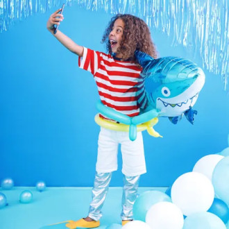 Folijski balon Morski pes, 102 x 62 cm