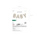 Fóliás lufi “Baby” 90 cm – bézs