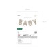 Fóliový balón Baby 90 cm - béžový