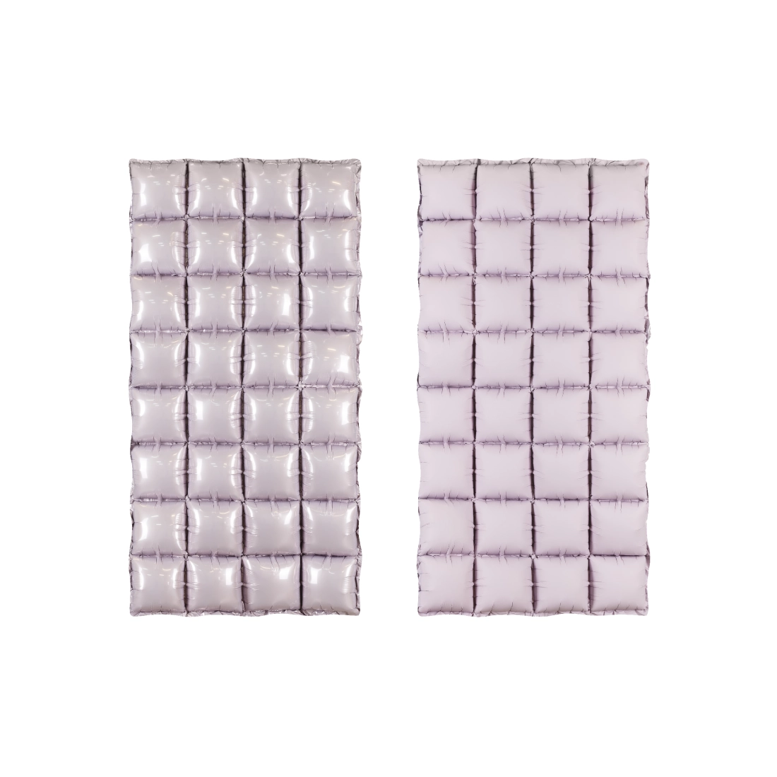 Kétoldalas lila fólia léggömbfüggöny 55x110 cm – matt és fényes hatással