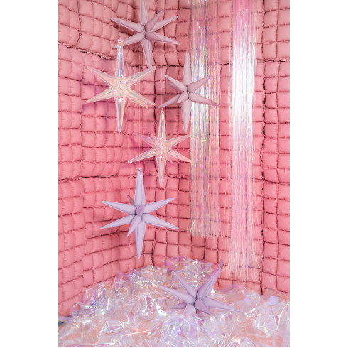 Rózsaszín ombre fólia léggömbfüggöny 72×143 cm – ünnepi dekoráció