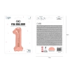 Balon din folie pentru aniversare, cifra 1, rose gold – balon mare 100 cm pentru petrecere