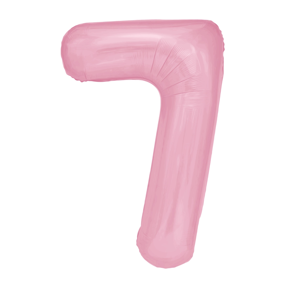 Fólia szülinapi lufi szám 7 rózsaszín 100 cm