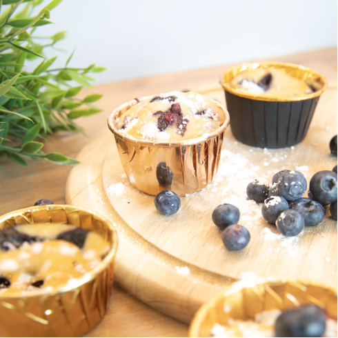 Rózsa-arany muffin formák – 20 db Rózsa-arany muffin formák – 20 db