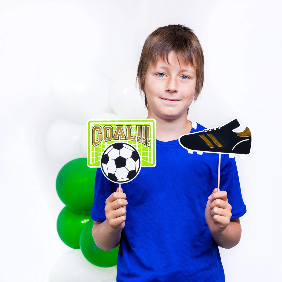 Futball fotó kellékek, 9 db