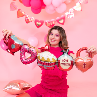 Balonski venček Sladka Ljubezen Valentin 101 x 27,5 cm