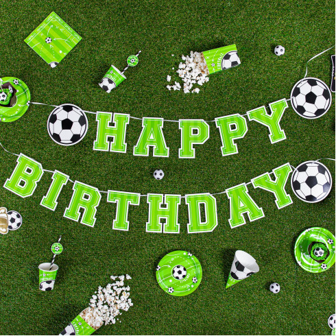 Happy Birthday girland – Foci, 250 cm Happy Birthday girland – Foci, 250 cm