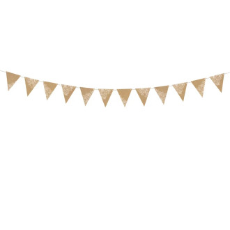 Barna kraft girland 210 cm