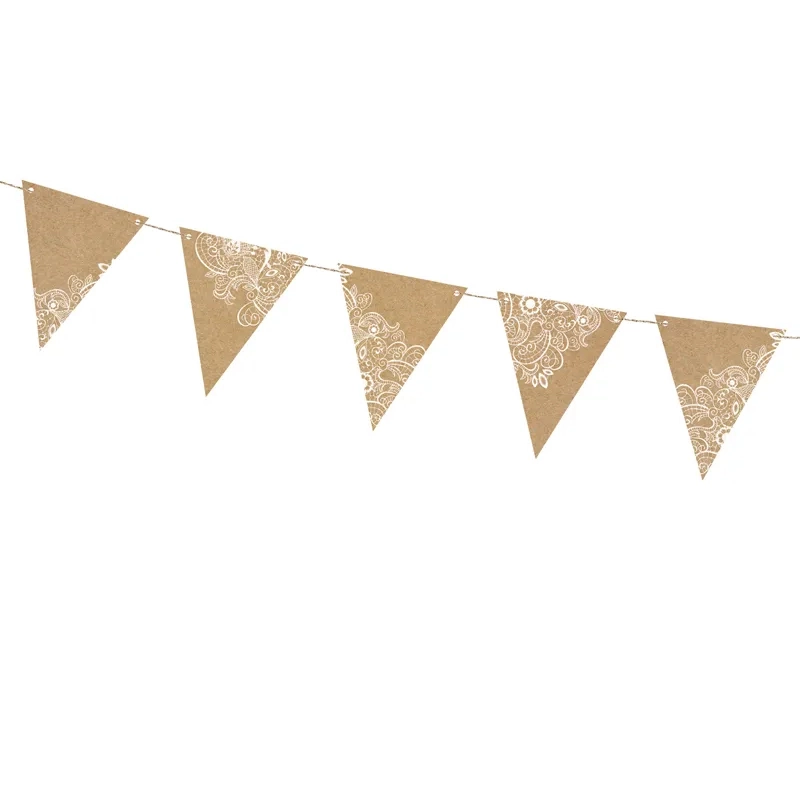 Barna kraft girland 210 cm