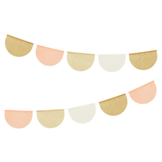 Girlanda z hedvábného papíru 3m