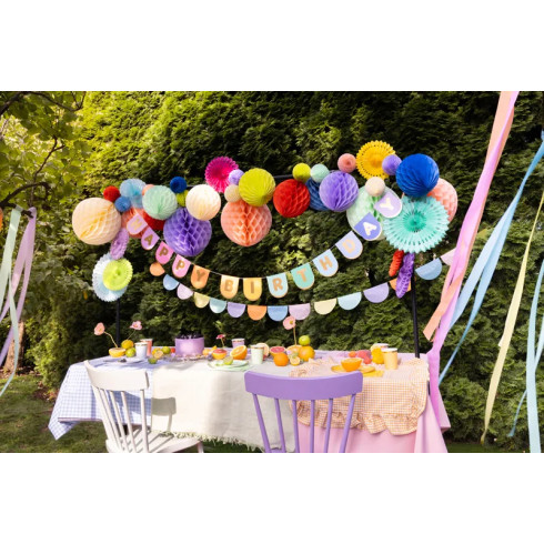 Selyempapír girland, színmix – 3 m Selyempapír girland, színmix – 3 m