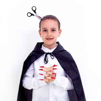 Halloween naglavni trak Škarje 22x17 cm