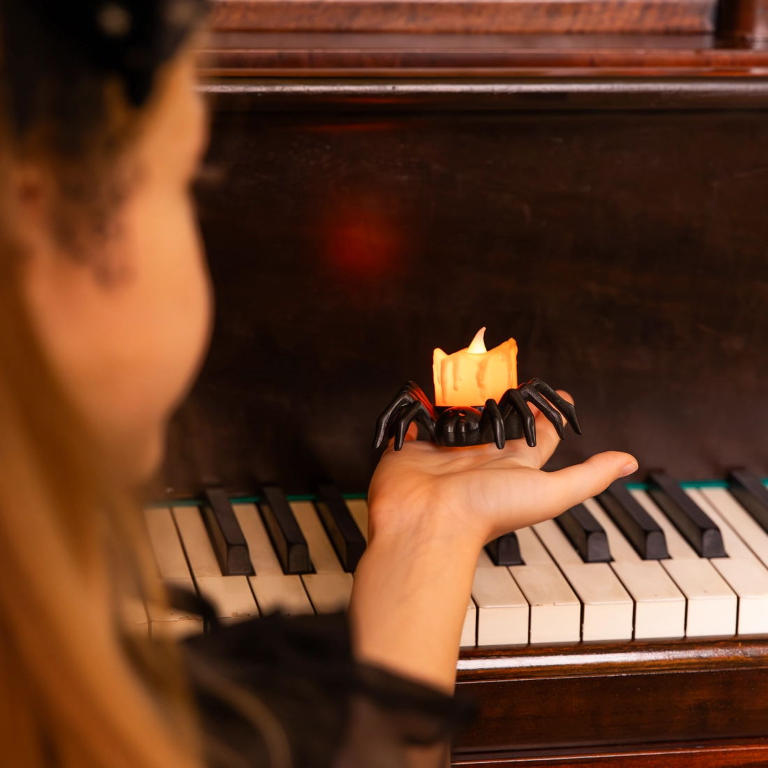 Lampada LED di Halloween a forma di ragno