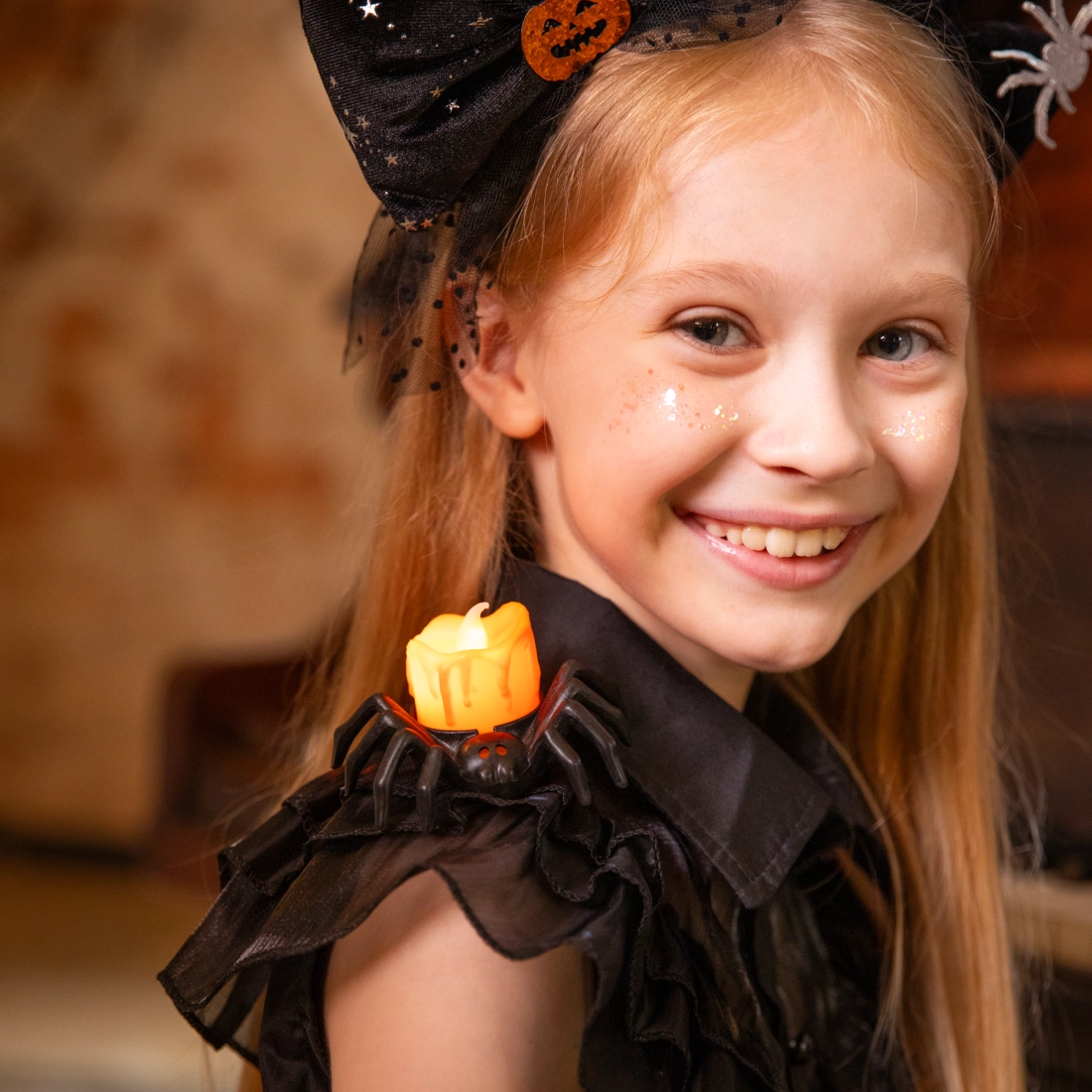 Lampada LED di Halloween a forma di ragno