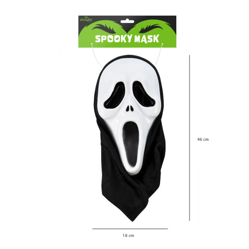 Helloweenska maska Krik 46×18 cm