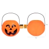 Coș din plastic pentru dulciuri de Halloween în formă de dovleac